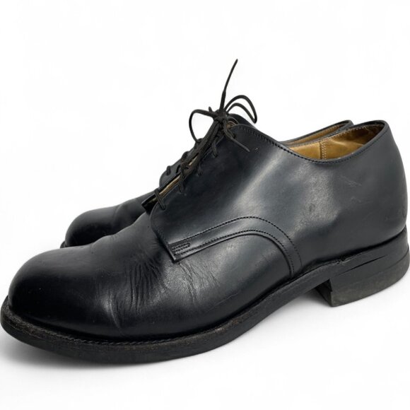 Vintage 1980 Craddock Terry Shoes Men's 8.5 W Leather Military Lace Up Oxfords - Picture 11 of 13
